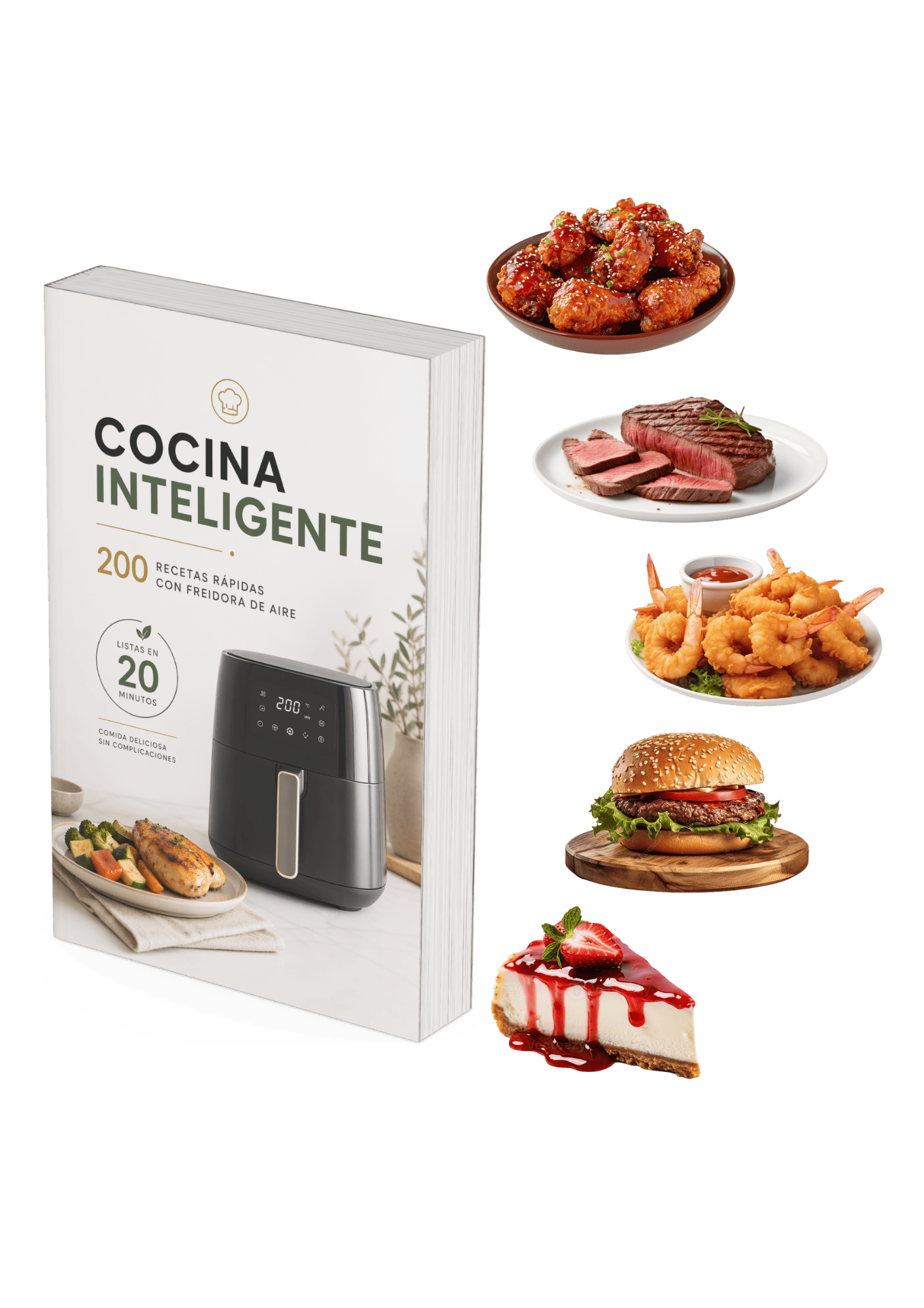 200 Recetas con Freidora de Aire